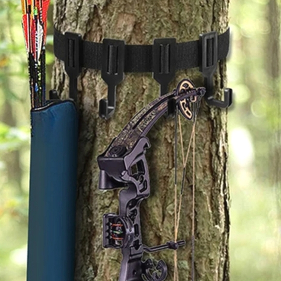 Heavy Duty Hunting Tree Stand Hooks for Secure Gear Storage Non Slip Straps - Picture 2 of 5